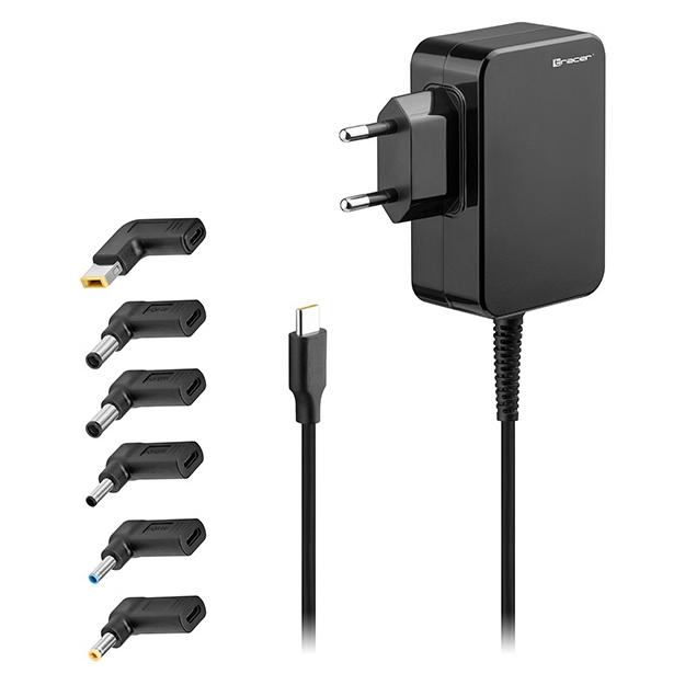 Tracer Notebook charger Prime 65W Universal 7in1 (65 W) (TRAAKN47202)