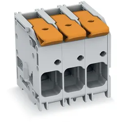 Wago 2616-1110/020-000 Leiterplattenklemme,Hebel,16 mm2,grau 26161110020000  - 15 Stück