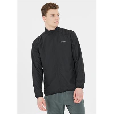 Laufjacke ENDURANCE "Sylas", Herren, Gr. M, schwarz, 100% Polyester, unifarben, normal, ohne Ausschnitt, Jacken, aus strapazierfähigem und atmungsaktivem Material