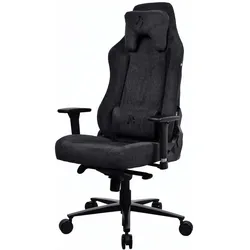 Arozzi Gaming Stuhl Vernazza Pure Black SoftFabric, Gaming Stuhl, Schwarz