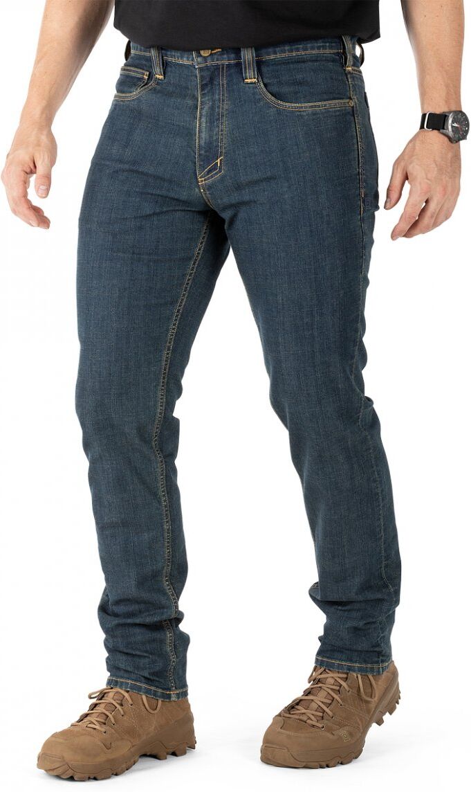 5.11 Tactical Defender-Flex Slim Jean (Färg: Tinted Wash Indigo, Midja: 30, Längd: 32)