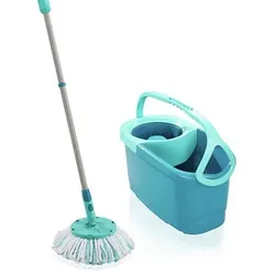 LEIFHEIT Wischmopp Set CLEAN TWIST Disc Mop Ergo geeignet für alle glatten Böden