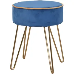 möbel direkt online Sitzpouf Tinka blau