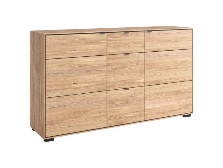 Livetastic Sideboard, Eichefarben, Kunststoff, Eiche,Eiche,Eiche,Eiche, furniert, massiv,massiv,massiv,massiv,furniert, 4 Fächer, 3 Schublade(n) Schubladen, 163x83x40.6 cm, Kleinmöbel, Kommoden, Sideboards
