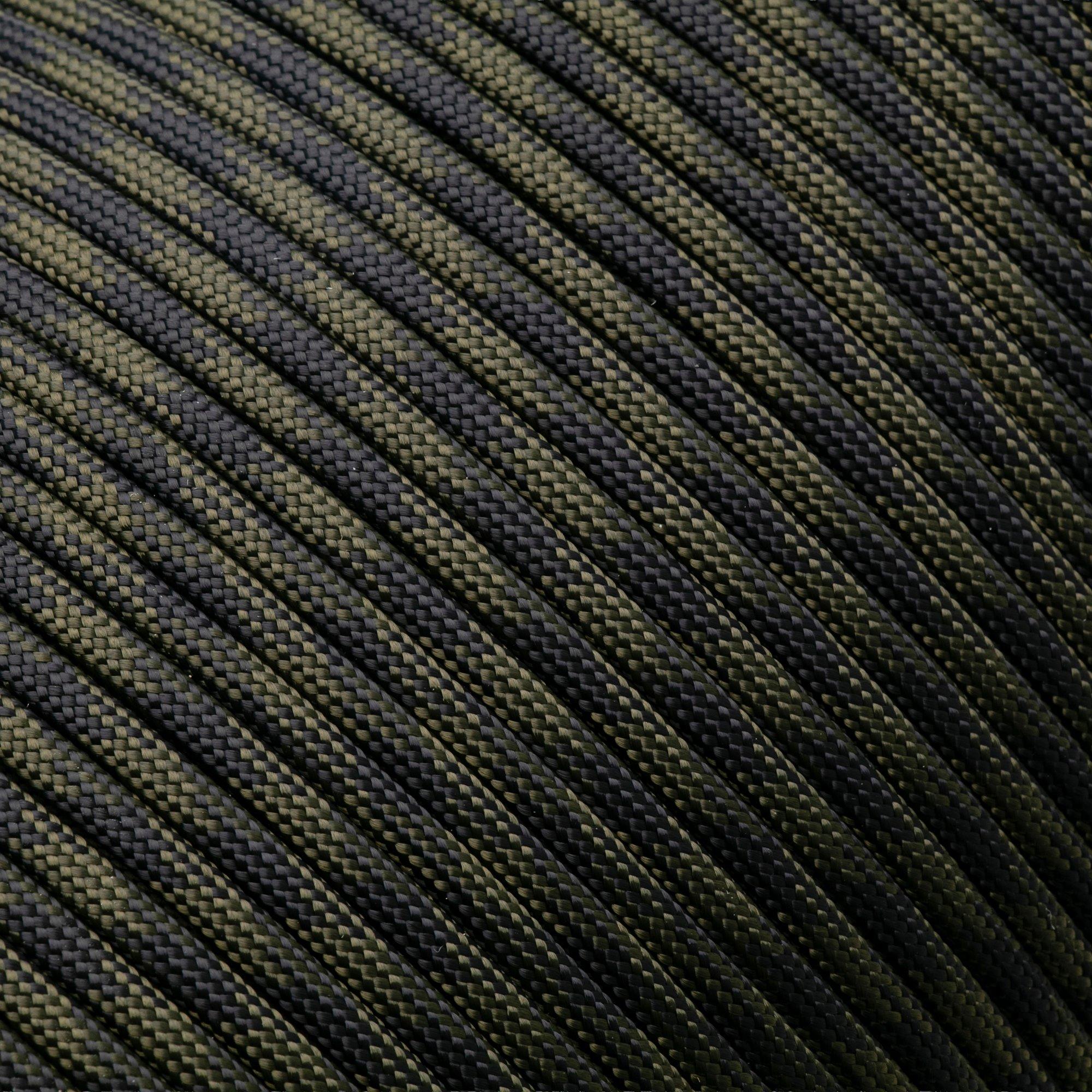 Knivesandtools 550 Paracord Type III, Black Forest, 1000ft (300 m)