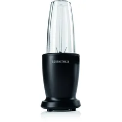 GOURMETmaxx Smoothie Maker Set 6-tlg - schwarz|transparent