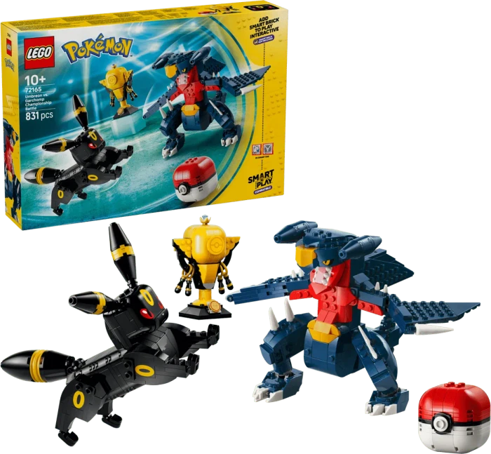 LEGO Pokémon 72165 SMART Play: Nachtaras und Knakracks Duell um die Meisterschaft
