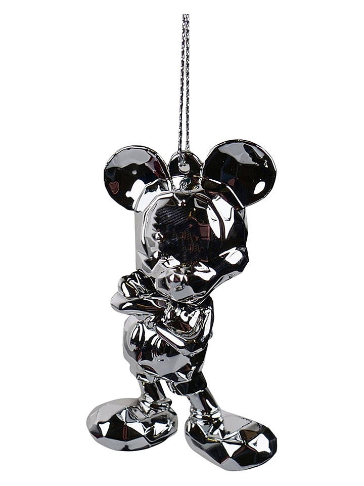 Christmas Inspirations Christbaumornament "Mickey" in Silber - (H)8 cm - onesize