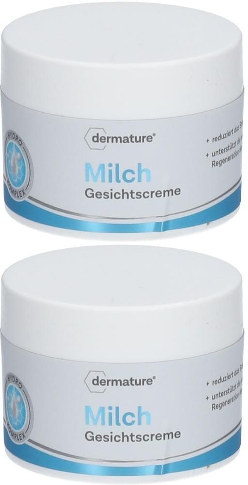 Dermature® Dermature Milch Gesichtscreme 2x 2x50 ml Creme