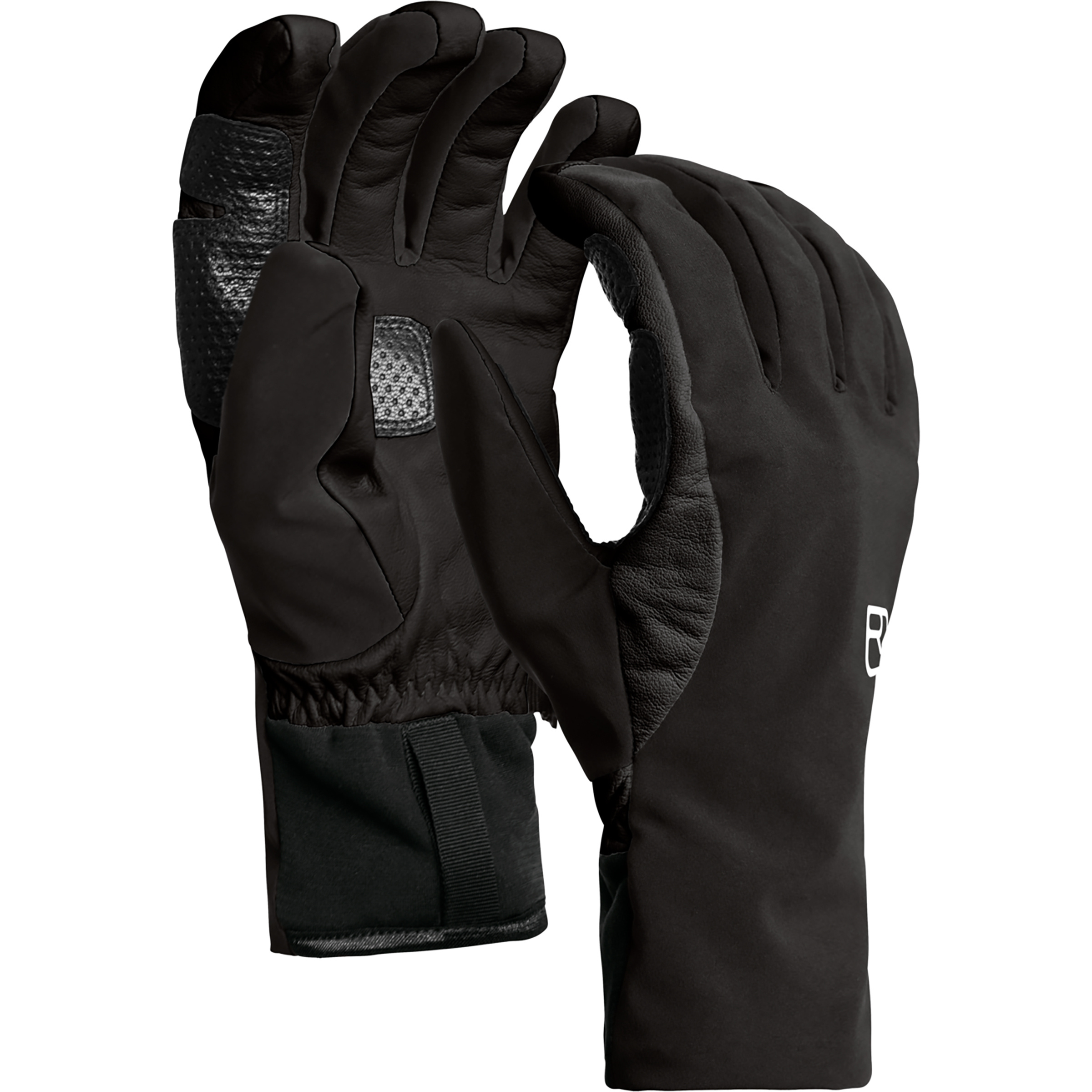 Ortovox Tour Herren Fingerhandschuhe schwarz Größe L Trekking Windabweisend Merinowolle