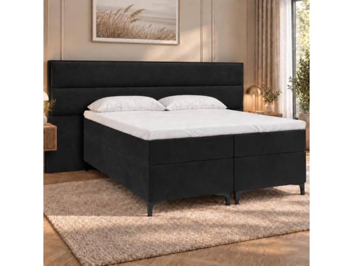 Best For Home Boxspringbett Tito Bonellfederkern inkl. 2X Nachttisch und Topper T-30 - Boxspringbett mit Bettkasten, mit Lieferung