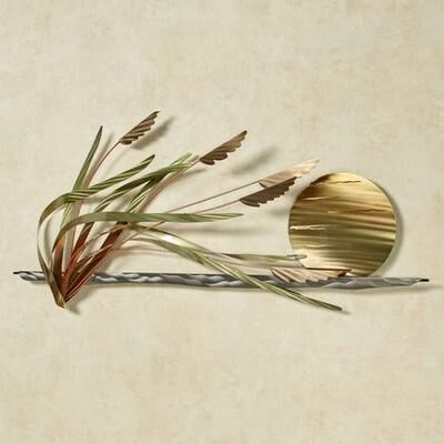 Copper Art Inc. Coastal Tranquility Metal Wall Sculpture Multi Metallic , Multi Metallic