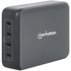 MANHATTAN 4-Port GaN USB PD Charging Station 240W grau