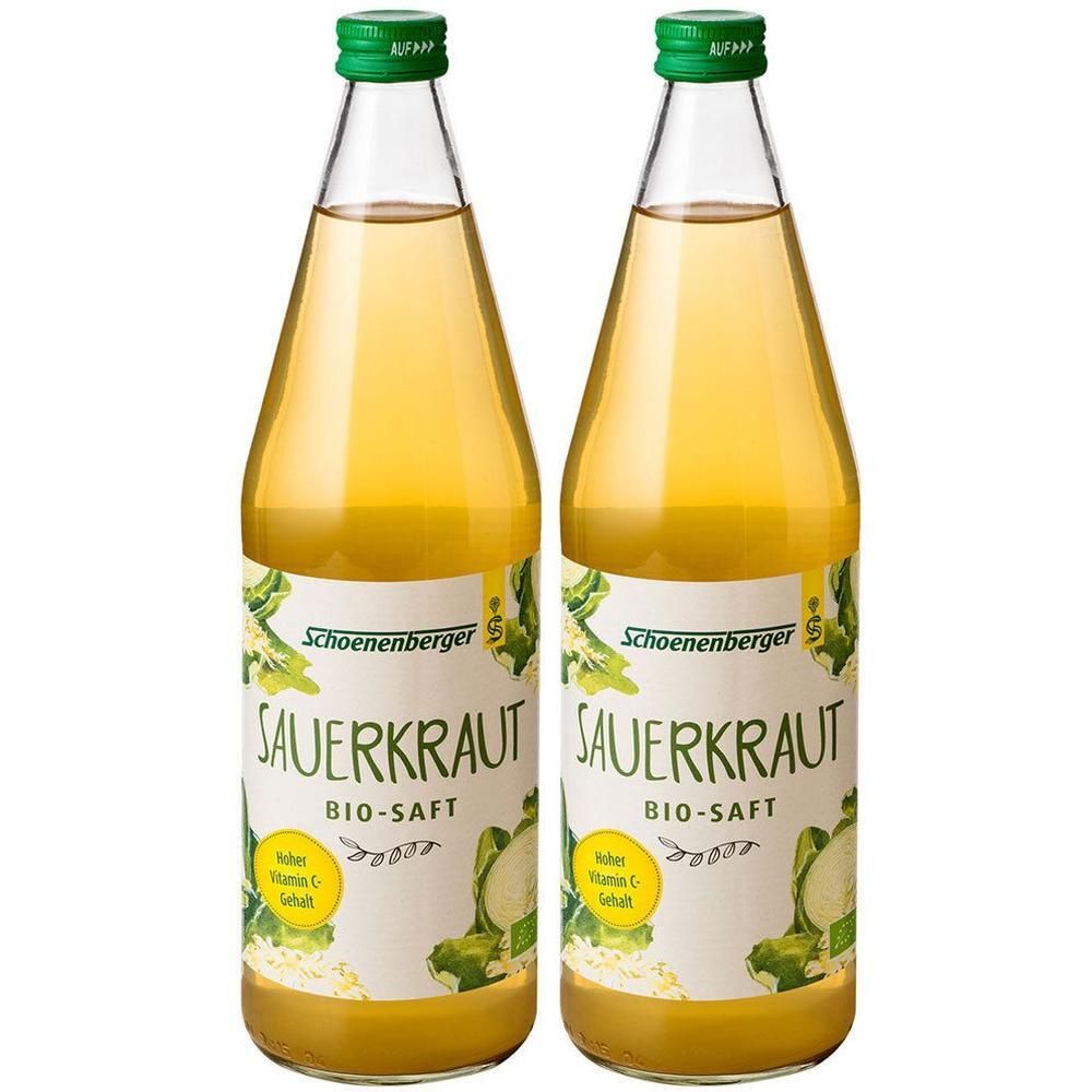 Sauerkrautsaft Bio Schoenenberger 2x 2x750 ml Saft