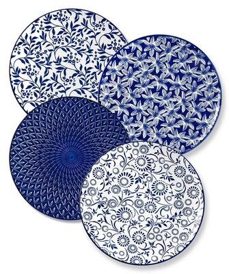 vancasso SELENE Series Porcelain 4-Piece Plates Set