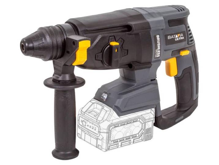 Marteau perforateur SDS+ Brushless sans fil - Maxxpack 18V - 4 fonctions - vendu sans batterie ni chargeur