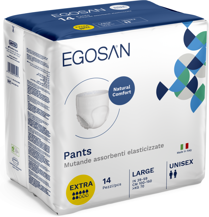 Egosan Pants Extra Large - 12 paquets de 14 protections