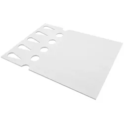 CombiCraft Weiße Schlaufenetiketten 250x38mm - 1000 Stück auf 200 Bögen á 5 Etiketten - Laserdrucker geeignet