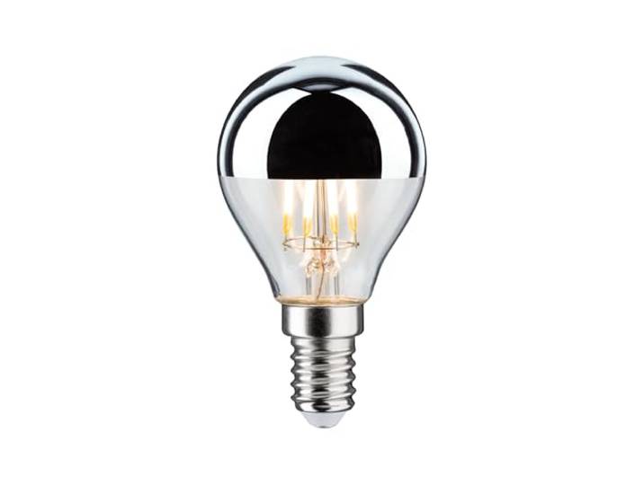 Paulmann Modern Classic Edition Standard 230V LED Tropfen Kopfspiegel E14 4x440lm 4x4,8W 2700K dimmbar Kopfspiegel Silber 5077
