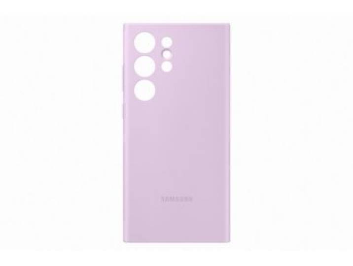 Samsung - Coque S23 Ultra Silicone Lilas