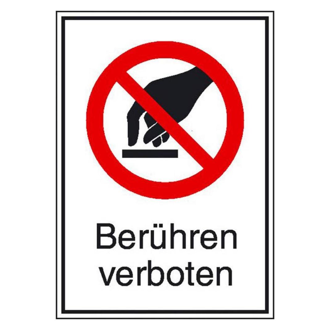 SafetyMarking VerbotsKombischild Berühren verboten 13. (51.1151)