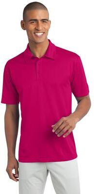 Port Authority K540 Silk Touch Performance Polo Shirt in Pink Raspberry size 6XL   Polyester
