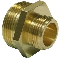 Norres, Rohrverbindungstechnik, Reduziernippel Messing Gewicht 0,420 kg Aussengewinde 2 x 2 1/2 ′′