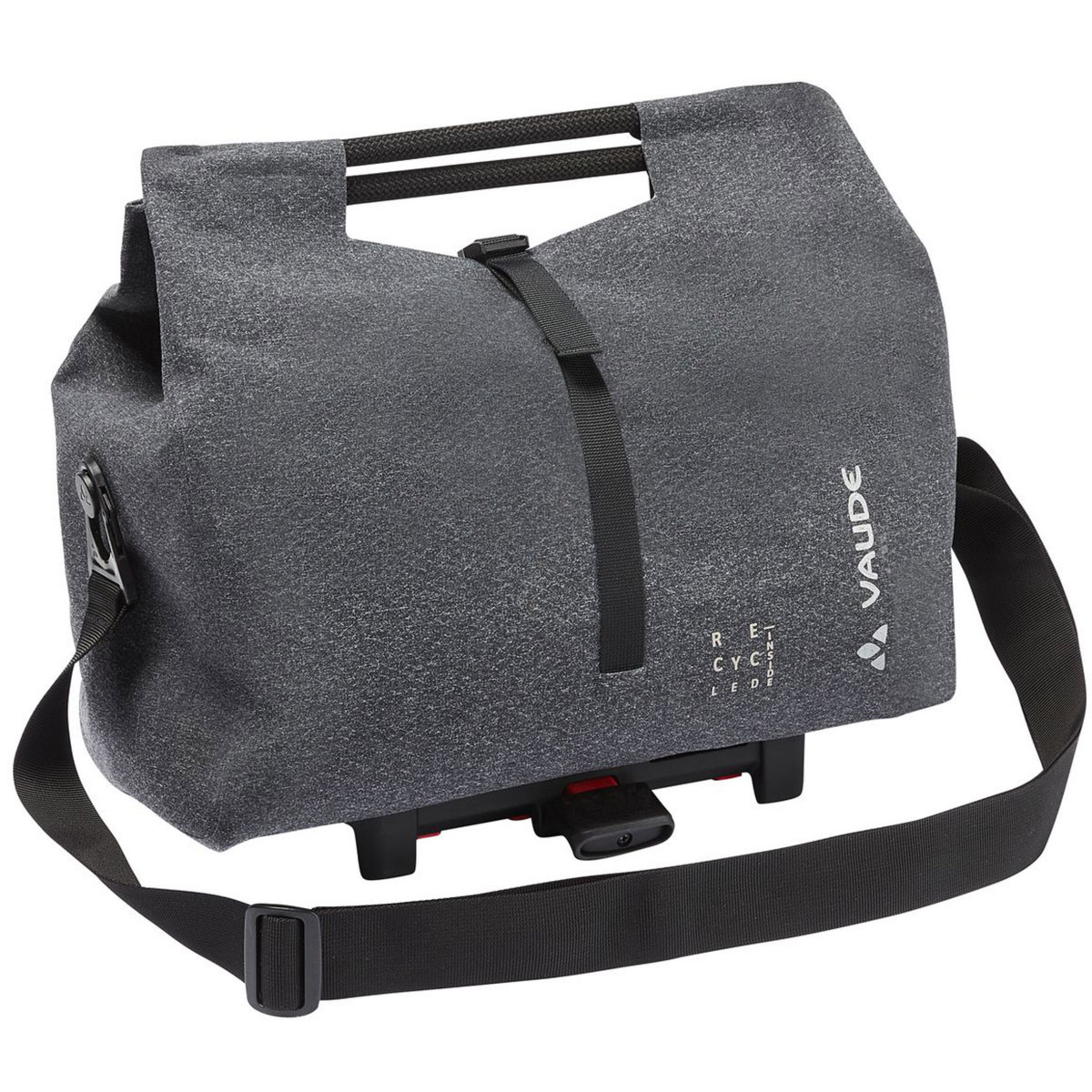 Vaude Recycle Shopper Fahrradtaschen schwarz Größe 10L Camping Wasserabweisend Wasserabweisend