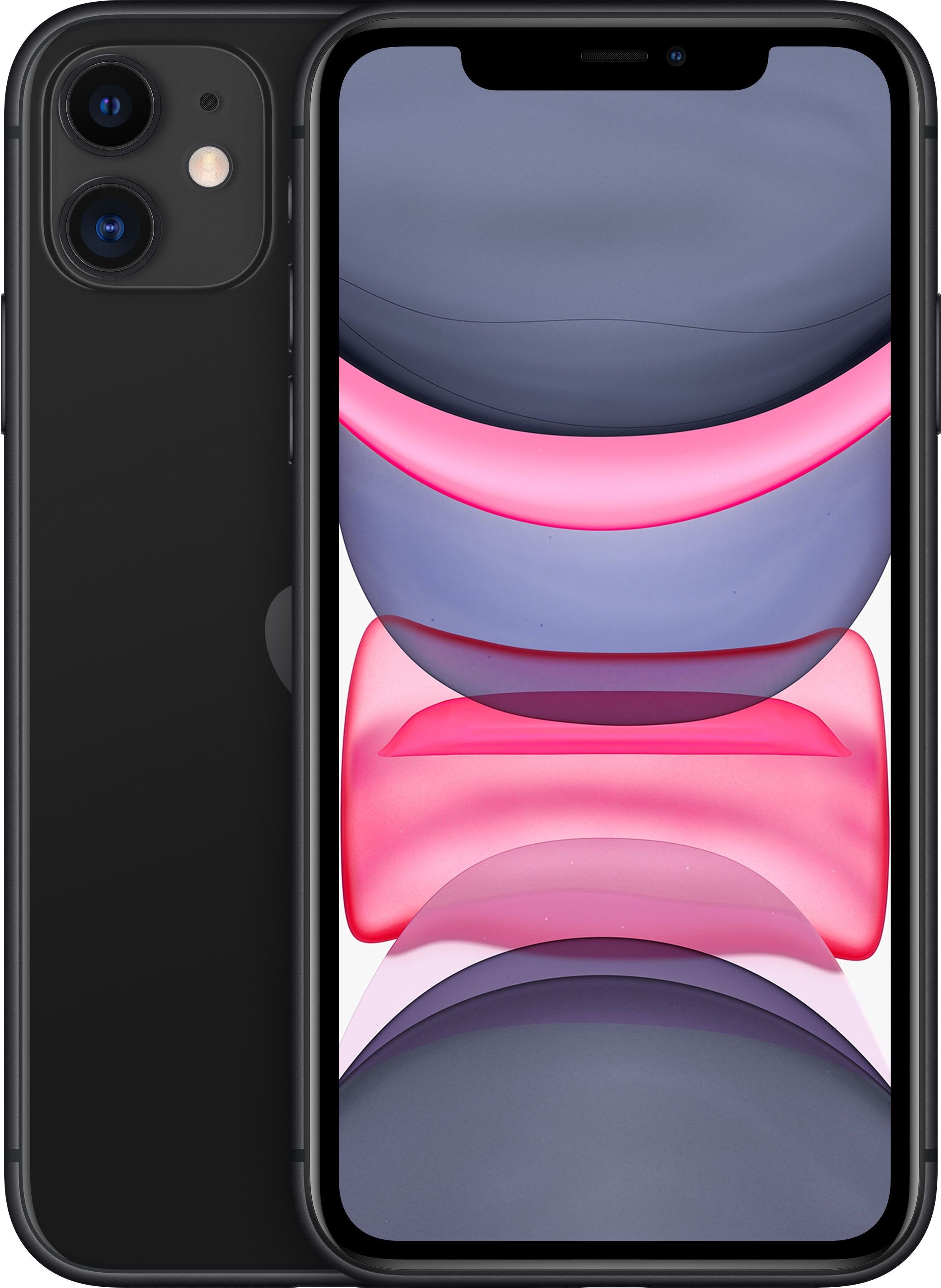 Apple Smartphone iPhone 11 15,5cm (6,1 Zoll), Größe: 128GB, Farbe: Schwarz