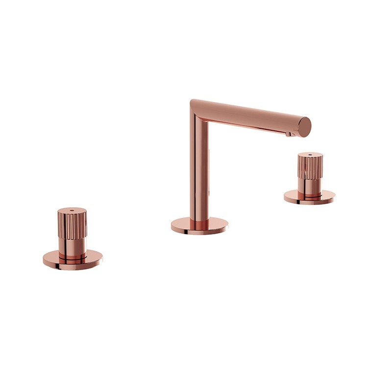 VitrA Origin Zweigriff-Waschtischarmatur 3-Loch-Montage Kupfer Soft,A4258329 A4258329