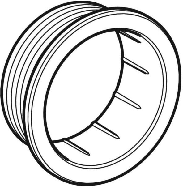 Geberit Rosette für Handdrücker, zu WC-Strg. 242548001 mit pneumatischer Spülauslösung