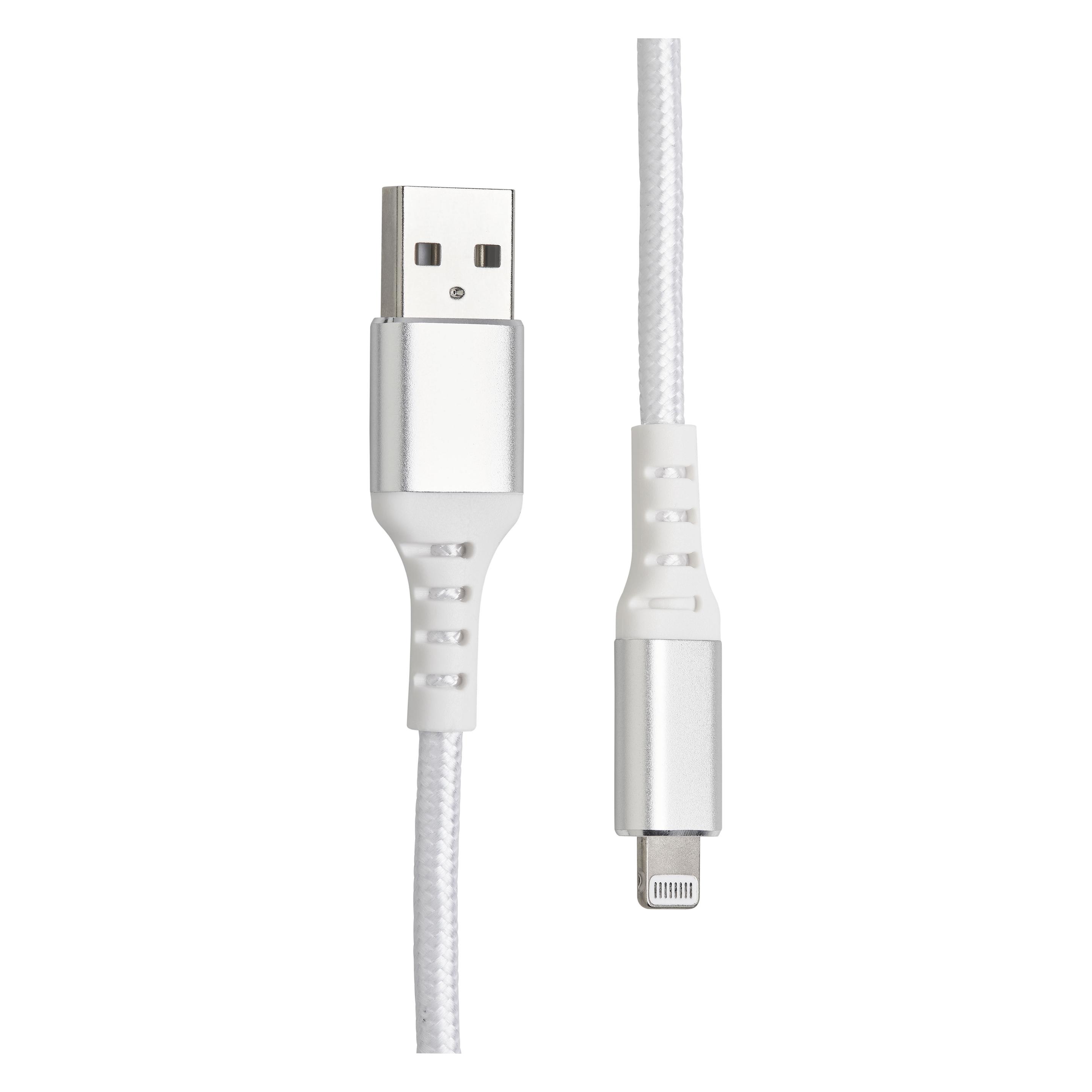 Fuj Tek Fuj:tech Lightning - USB-A -kaapeli,, valkoinen (1 m) (LIGHTNING-A 1M)