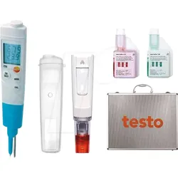 TESTO 0563 2066 - pH-Messgerät testo 205-pH2 für halbfeste Medien, Starter-Set