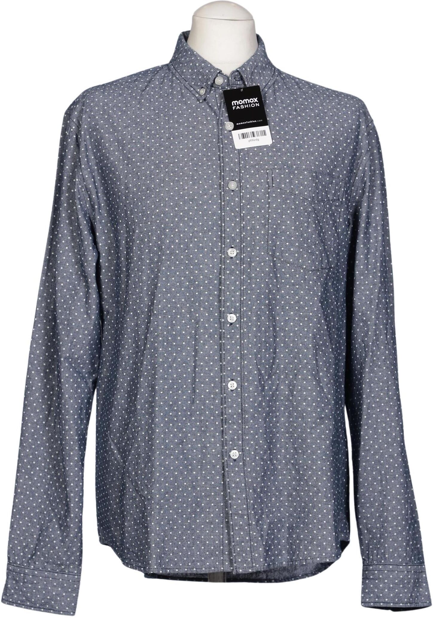 Forever 21 Herren Hemd, Blau, Gr. L, Baumwolle - Second Hand