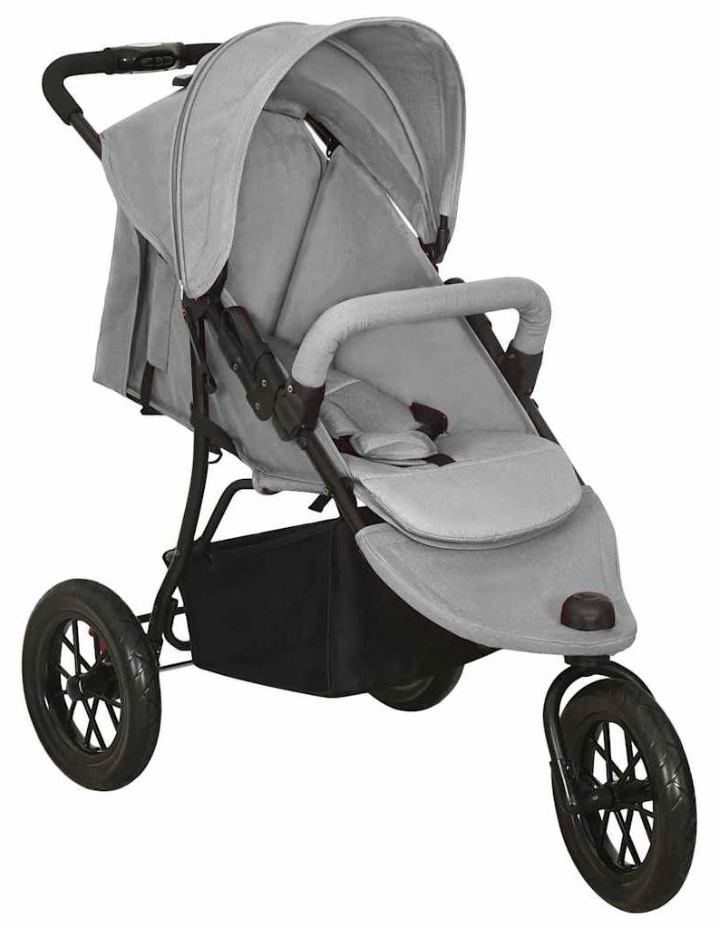 Kinderwagen - Sportwagen - Buggy - Babywagen - Kinderbuggy - Hellgrau - Einhand-Faltbar
