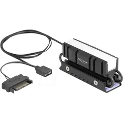 DELOCK 18460 - Kühlkörper für M.2 SSD 2280 mit ARGB LED