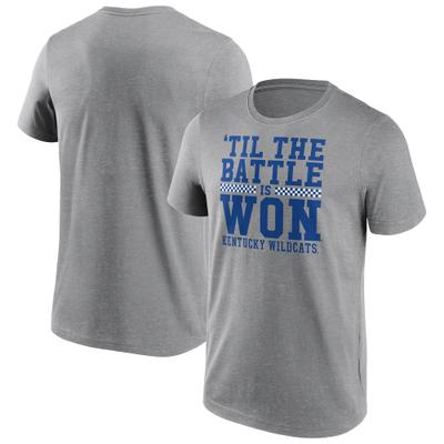 T-Shirt FANATICS "Fanatics Shirt Kentucky Wildcats Hometown Graphic", Damen, Gr. M, grau, 100% Baumwolle, Shirts T-Shirt
