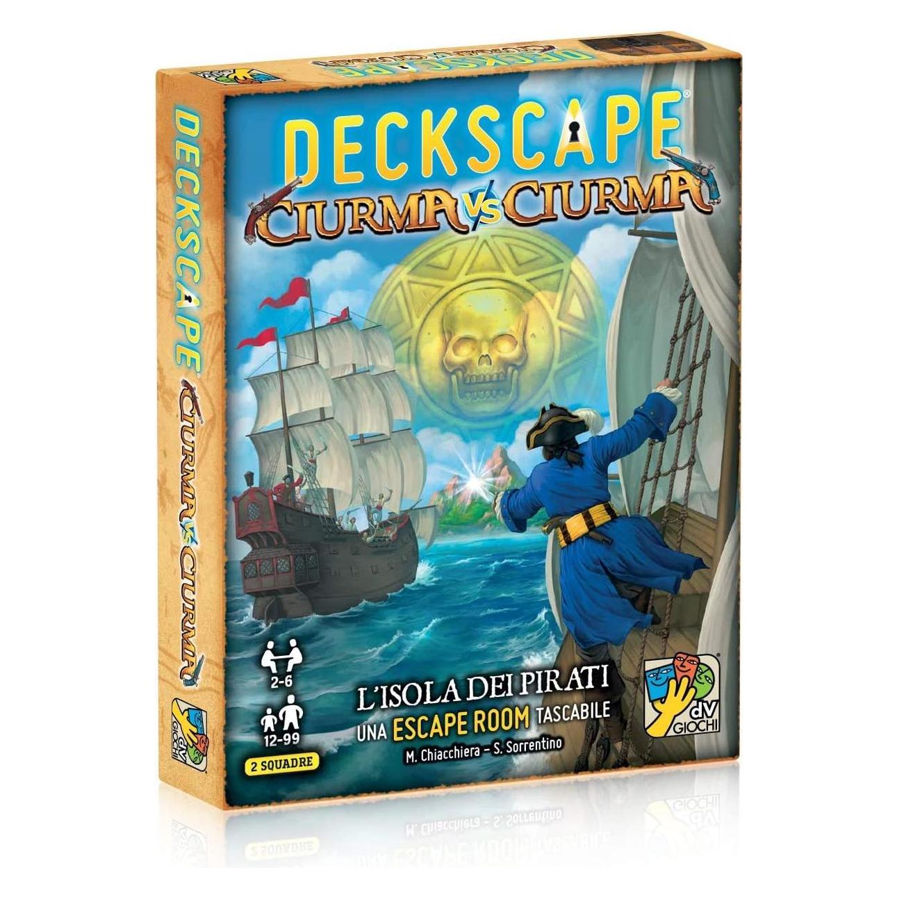 DV Giochi Deckscape - Crew vs Crew (2 Spieler) (36933787)