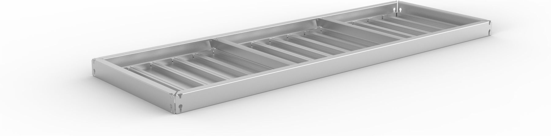 META SPEED-RACK Zusatzfachebene 1700x600 mm in verzinkt und Stahlpaneelen (20087041)