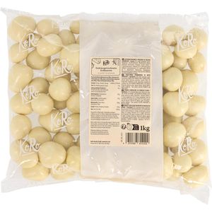 KoRo Schokofrüchte Gefriergetrocknete Erdbeeren, mit weißer Schokolade, 1 kg