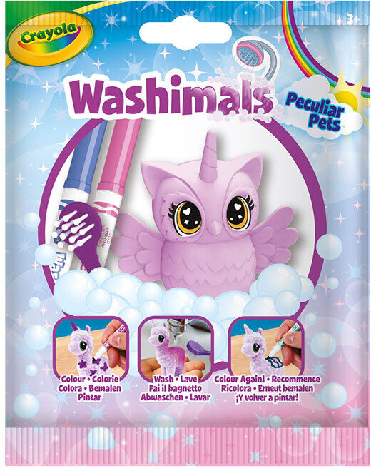 BRINQUEDO CRAYOLA WASHIMALS PECULIAR