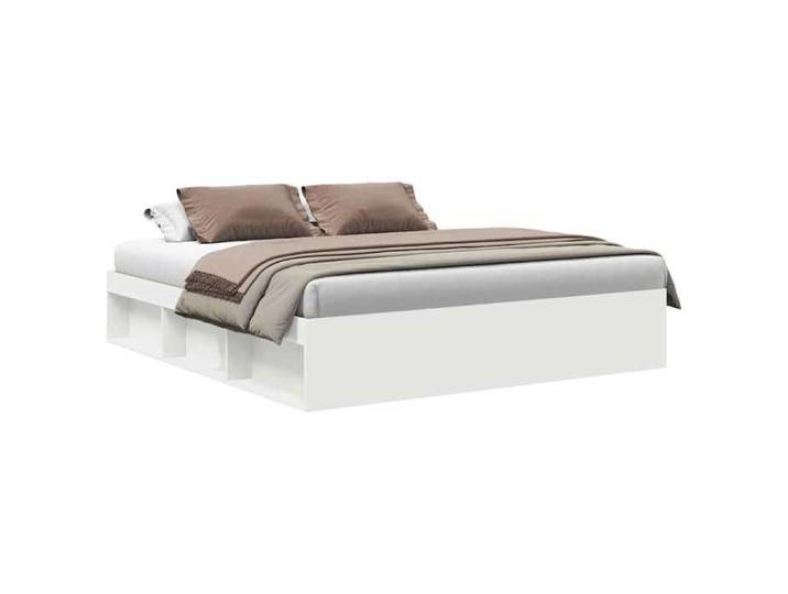 Luxe&Mode Structure de lit sans matelas blanc 180x200 cm 2 ans garantie LV7173
