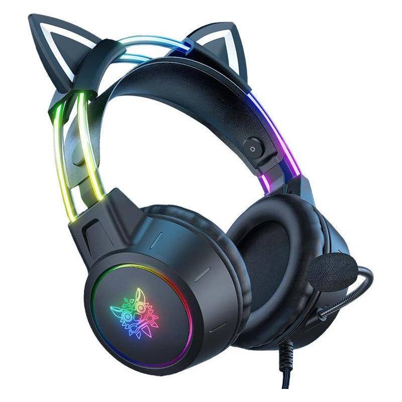 Onikuma X15 Pro Cat (Kabelgebunden) (X15 PRO KATZE SCHWAR)