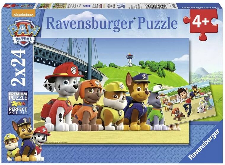 Ravensburger Puzzles 2x24 pièces - Chiens héroïques / Pat'Patrouille