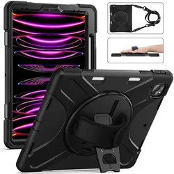 eSTUFF AUSTIN Defender Case für das iPad Pro 13" (2024/2025) - Black