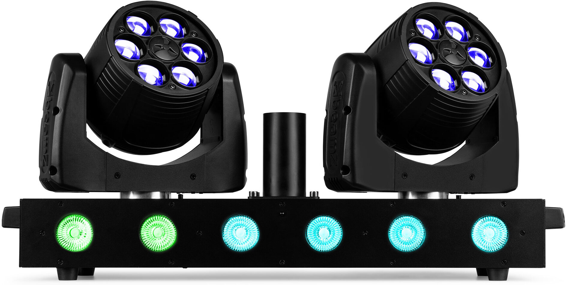 Beamz Fuze Twin Led Wash Moving Head Bar