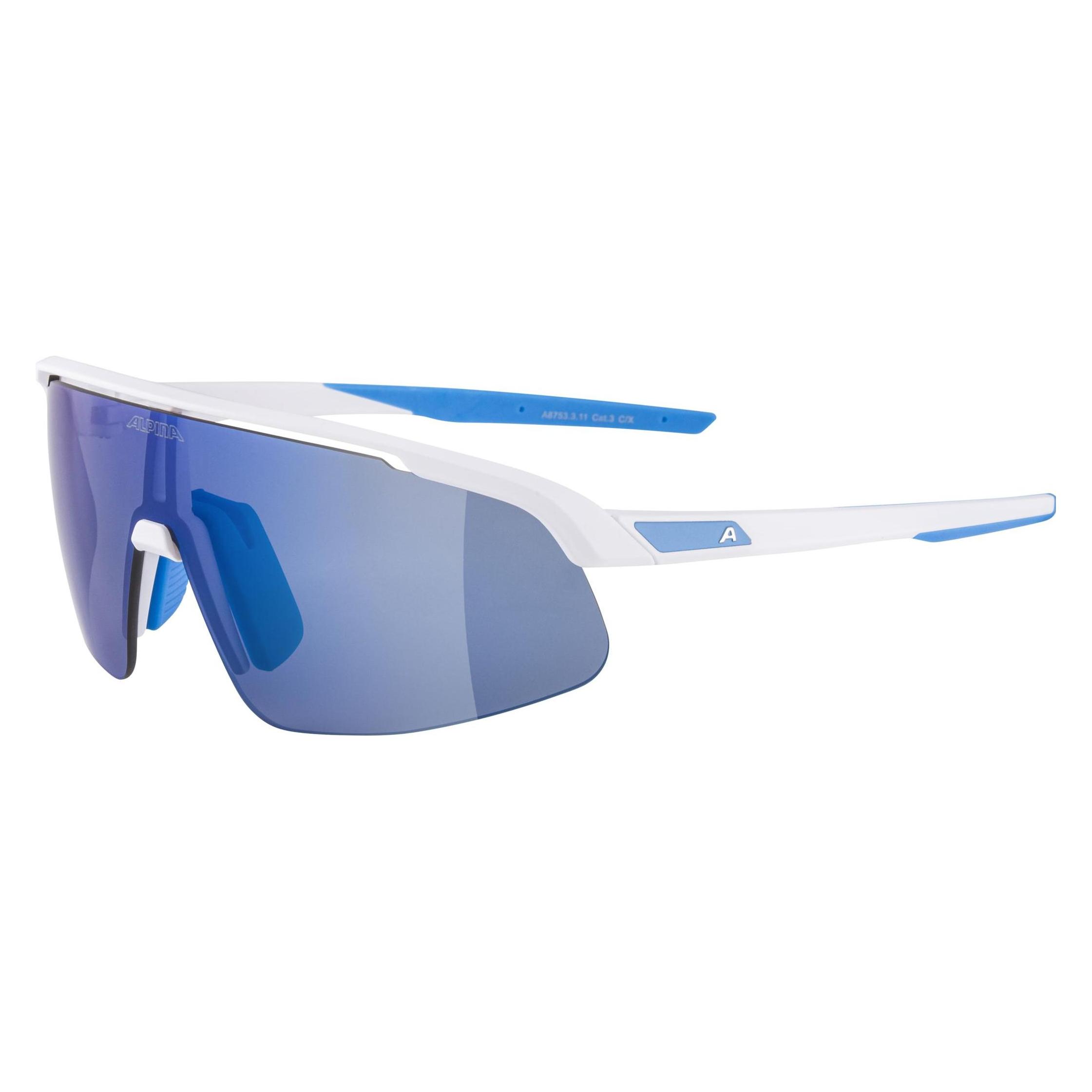 Alpina Turbo Pro Youth (White Matt, Blue) (A8753311)