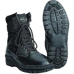 Mil-tec, Herren, Wanderschuhe, SWAT Einsatzstiefel schwarz 43 (43), Schwarz