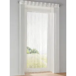 Gardine HEINE HOME, weiß, B:145cm H:245cm, Polyester, Gardinen, Gardine