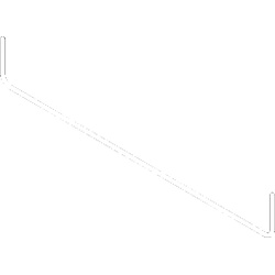 Dornbracht Rundschnur d2 x 205 mm 09140350490 roh
